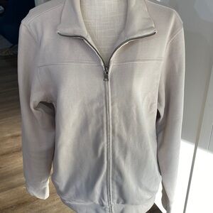 Banana Republic 100% cotton khaki zippered jacket Medium